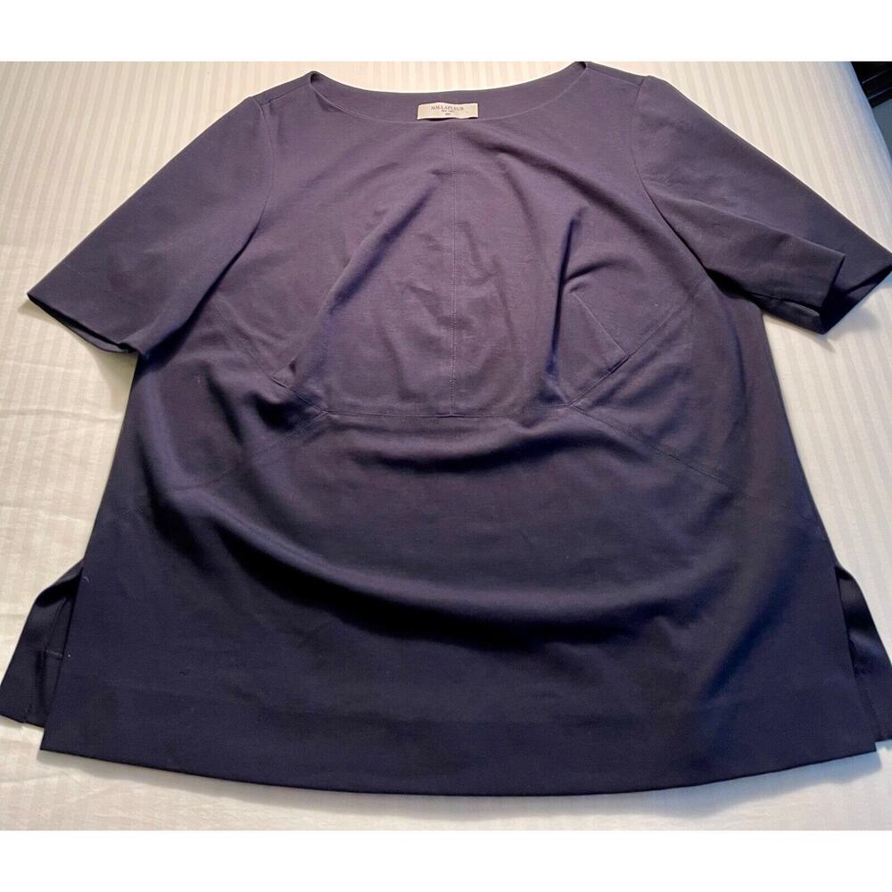 MM. Lafleur New York Women's S/S Boat-Neck Pullover Blouse Size 18 A+
